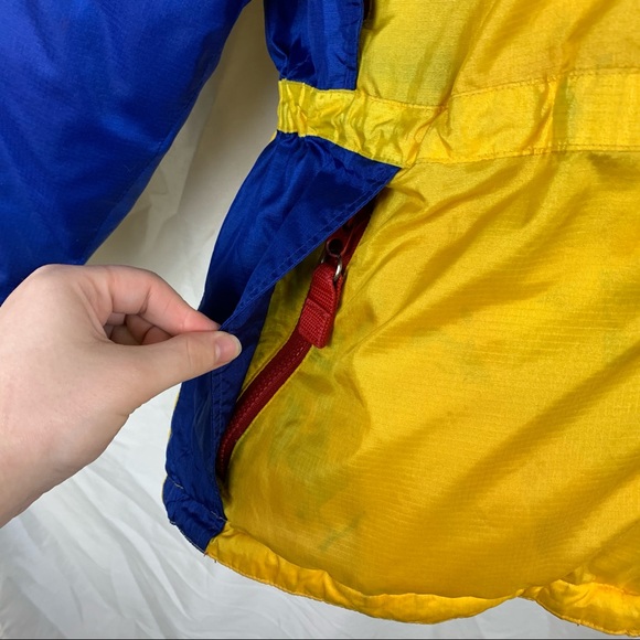 Vintage Tommy Hilfiger Down Filled Parka in Yellow Multi, Size: Small - Picture 4 of 16